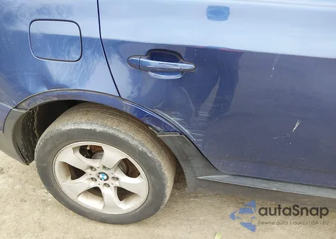 2007 BMW X3 3.0Si из США, поврежденный, VIN WBXPC93477WF21657